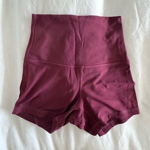 Lululemon ultra high rise align shorts